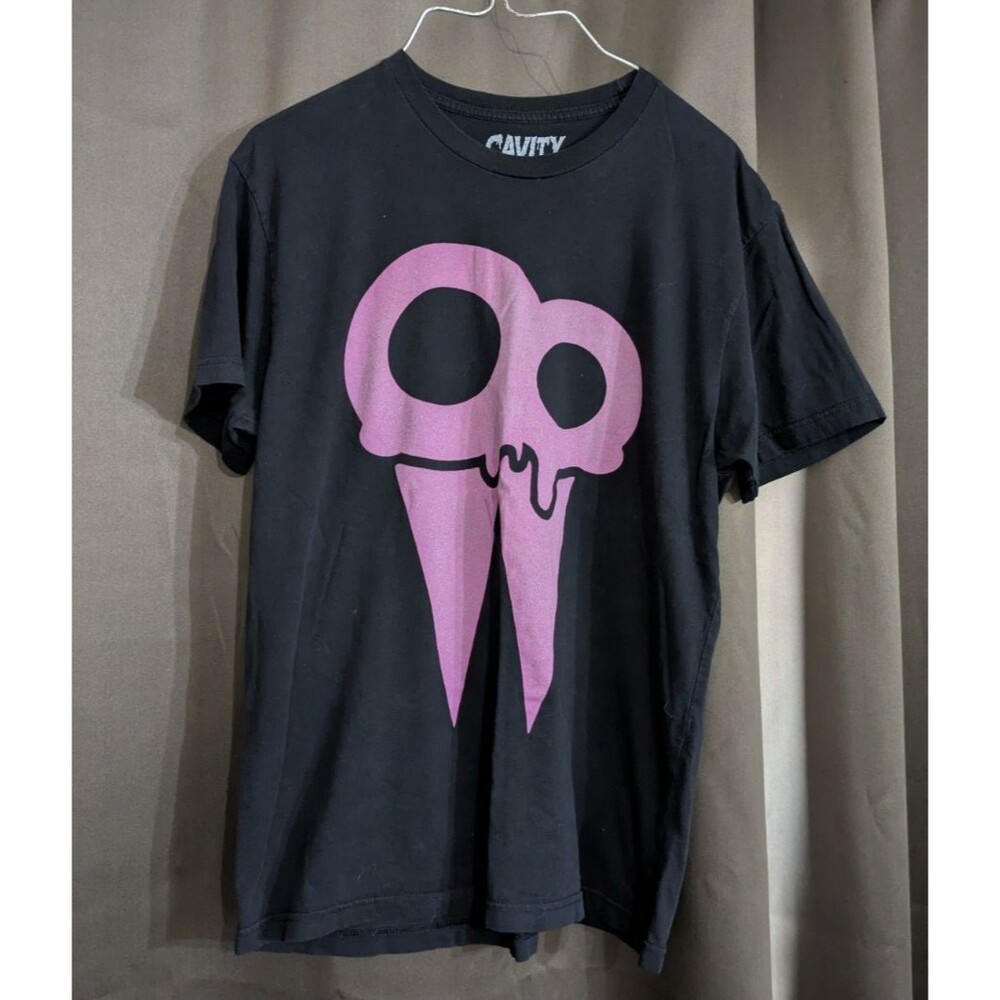 Cavity Colors Graphic T Shirt Men’s Medium Melting Monster Cone
